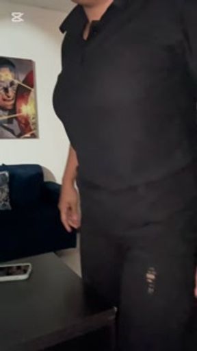 I get to my mother-in-law's house to sew and I masturbate next to her and she doesn't tell me anything