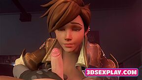 Overwatch 3d Tracer With Petite Pussy Gets Hard Fucks