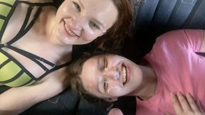 Raw bus booty, reckless sex and reckless abandon on the rear seat
