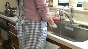 Japanese couple young milf big tits home fucking