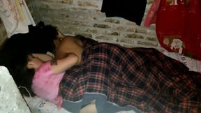 Latina busty bombshell chews on big ass while her friend pounds her