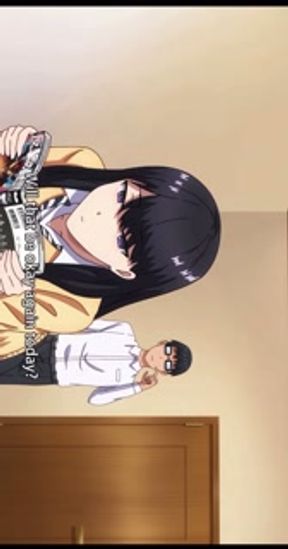 Sweet student teases Otaku until he begs her to let him cum inside of her juicy pussy- she squirts