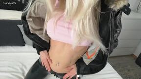 Slutty stepdaughter in latex get fucked