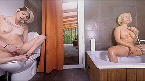 Masturbating In The Bathroom