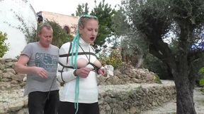 Xtremely Tight Cruel Predicament Bondage Walk Training in a public Park for Rija Mae - Part 1 mp4 SD