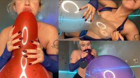 Slow tease blow to pop joi