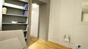 I Invited a Blonde with a Big Booty, Fucked, She Works Wonders on My Cock