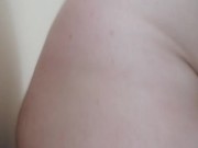 Bi sexual husband uses thick suction dildo to gape ass