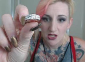 Girlfriend HATES your Sissy Gay Porn! She FLUSHES your engagement ring