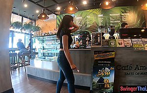 Young Thai amateur big butt cutie blowjob and pussy fucked