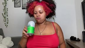 BBW Soda Burp and Fart on Tight Jeans