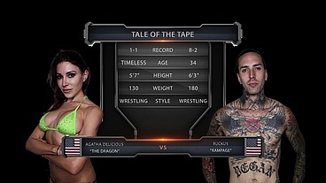 Agatha Delicious vs Ruckus Mixed Wrestling