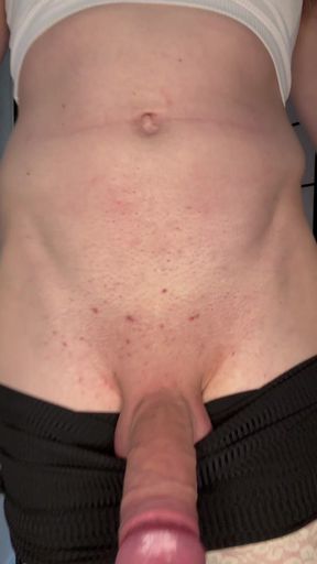 Femboy Changing Outfit and Cum POV