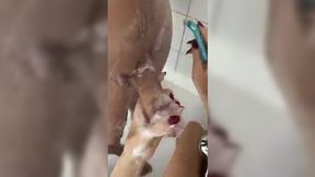 Dick Shaving in the Bathroom - Don't Bust a Nut Yet