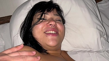 com a atriz Pornô Sabrina satz, logo cedo acordei ela pra chupar o meu pau e tomar todo o meu leitinho quente