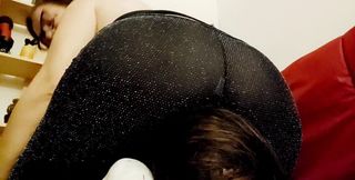 Nicoletta Dominates Her Slave with Many Farts All in Her Mouth