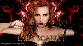 LADY SCARLET - WHIPPING AT THE POLE hd - FRUSTATE AL PALO