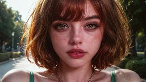 crazy ginger girl gets big cock in her lips.[ai]