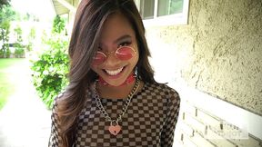 tiny asian teen vina sky gets her throat wrecked by big cock