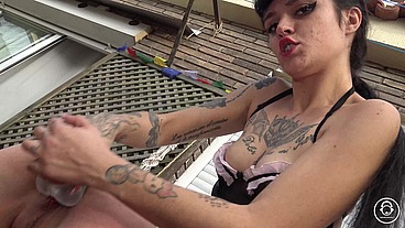 Perla Rubia and Holy Machiavelli LESBIAN DOMINATION FIST SQUIRT SPANK