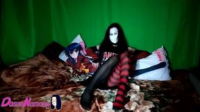 dashanoihara #15 - chillout in pantera dress and half-stipe pantyhose