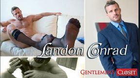 GentlemensCloset: Teddy Landon Conrad milks his pummel-stick while undressing off his clothes