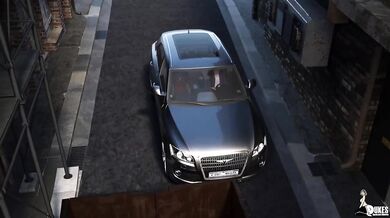 Back Alley Car Blowjob Makes Big Ass Blonde Puppy MILF Pussy Gush From BBC