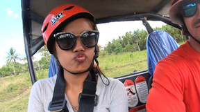”Amateur Thai GF two way oral sex after day out driving a buggy”