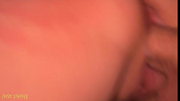 POV Petite EMO gets assfucked and CREAMPIE in her cunt