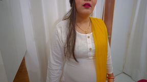 Cute Stepsister Shared Bed with Stepbrother, She Fucks Rough with Spoon Position.