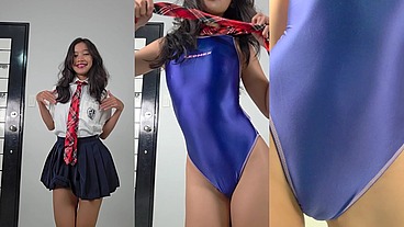 Cute petite extrasmall girl sit on your face and teases