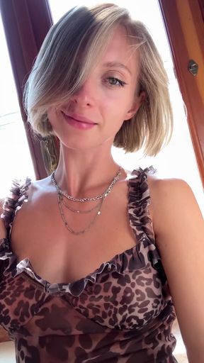 Cheetah print top