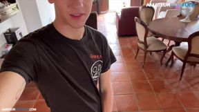 Agf01: Horny Twink Sucks His Buddy’s Dick While He’s Gaming - Couldn’t Wait Another Second.