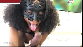 Practicing Oral on Something Huge