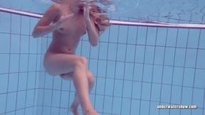 ”Very bushy babe Lucy Gurchenko swimming nude”