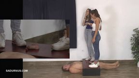 Misteresses Cassy and Natasa and Carolina Reaper vs slave's cock PP wmv