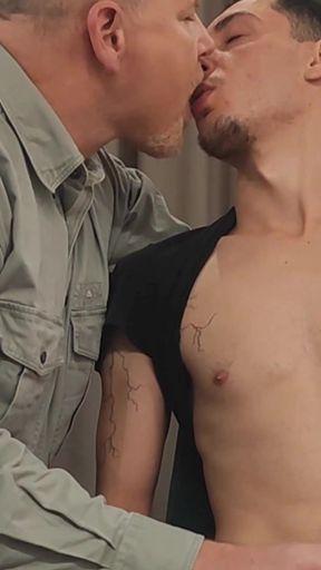 After Condom Fuck.we Fucking Pure Bareback Again.kissing Daddy