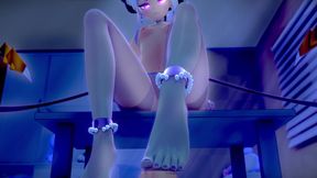 A Night With Hina: Footjob Minisode