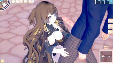 [Hentai Game Koikatsu! ]Have sex with Big tits Anya Melfissa.3DCG Erotic Anime Video.