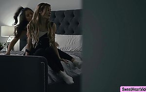 Aiden Ashley and Kendra Spade enjoys licking their wet pussies