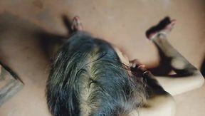 Beautiful Woman Relaxing Alone in Her Bedroom