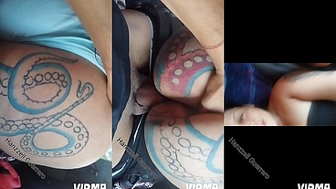 Seguidor me deja llena de leche a mitad de caminó