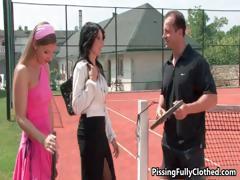 Horny tennis instructor seducing part6