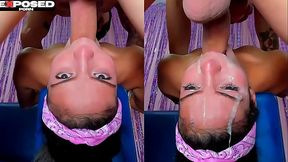 merciless throat fucking upside down