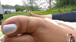 Giving Sunny12s Professional Masseuse an Overdue Foot Massage N Feet Sucking