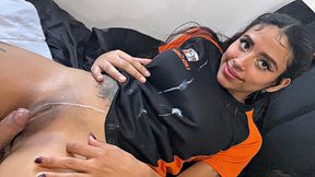 Cowgirl amateur Latina gives multiple cumshots