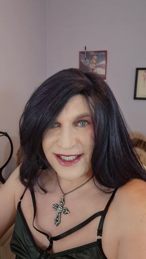 If I spread my legs for you will you lick my tiny limp clitty?