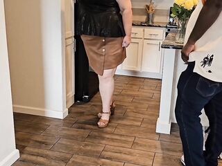 I left my panty by the front door for an amoral stranger - Overweight vagina big ass BBW ssbbw