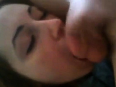 Amateur homemade blowjob with sexy russian girl Masha