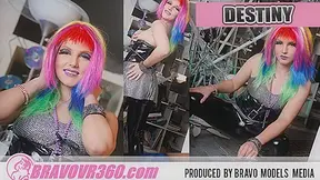 071 - Destiny Vegas - Rocker Chick Strip Fingering